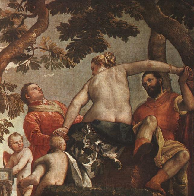  Paolo  Veronese The Allegory of Love France oil painting art